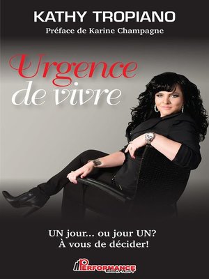 cover image of Urgence de vivre